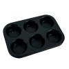 Moule à muffins miniature avec 6 empreintes rondes