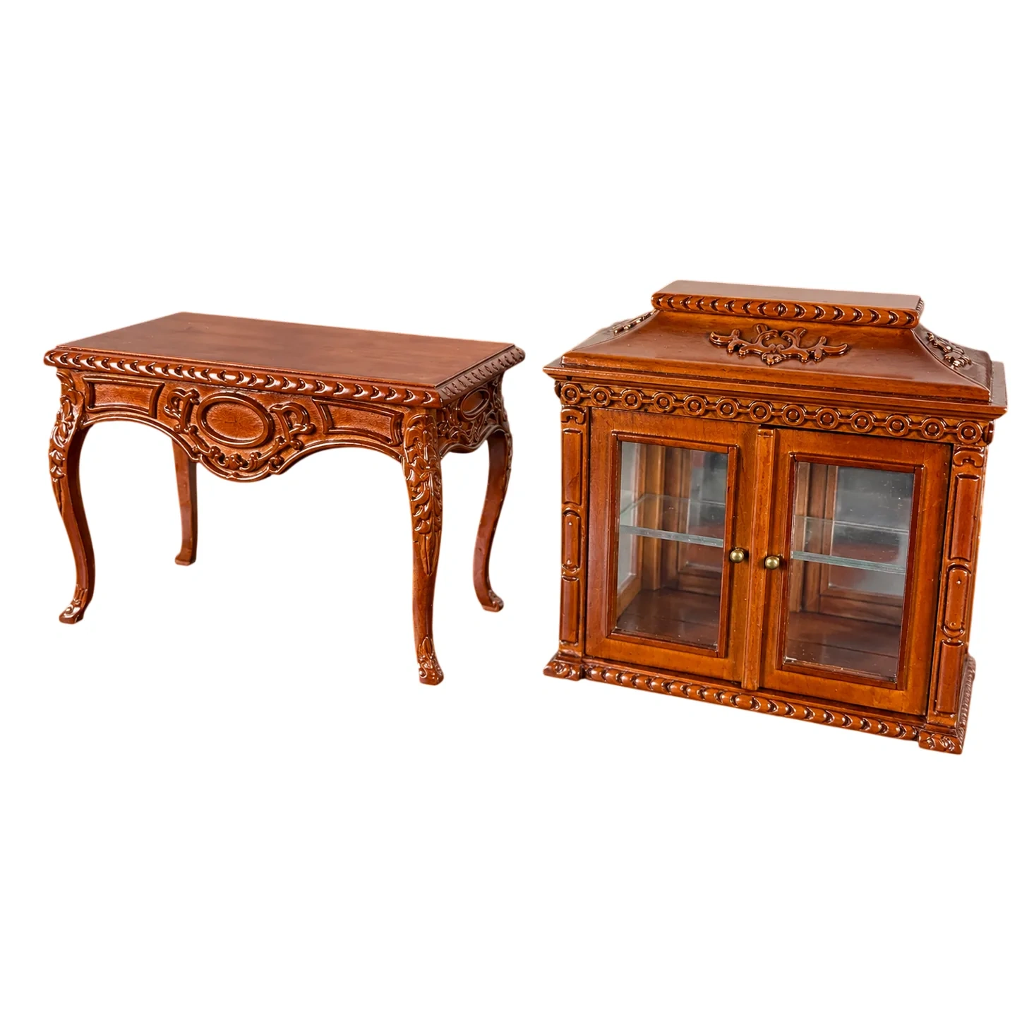 Vitrine miniature et console séparées 1/12e