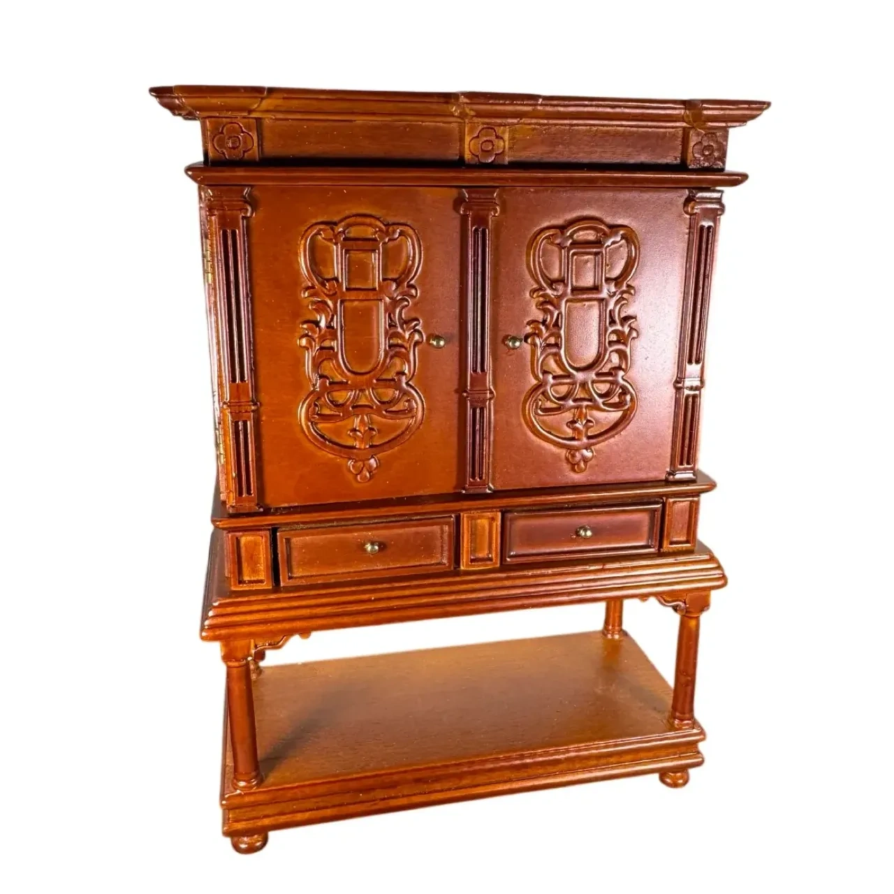 Cabinet de curiosités miniature en bois à 24 tiroirs ouvrants – Image 6